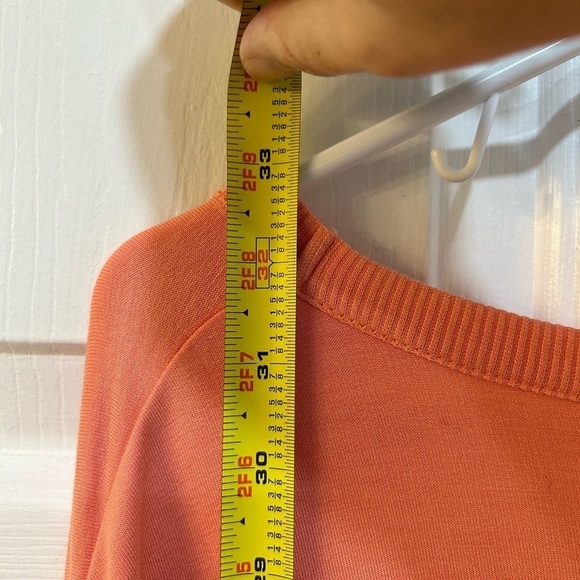 Soft Surroundings Coral Long Sleeve Tunic Super Soft Cozy Beachy Casual Sz L - Picture 9 of 11